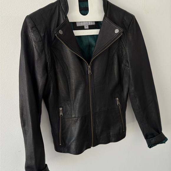 Marc New York Jackets & Blazers - NWOT Marc New York Black Leather Moto Jacket M